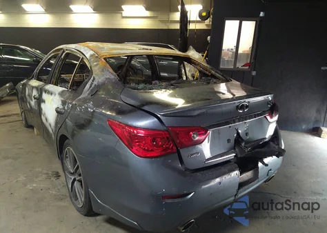 2015 Infiniti Q50 Premium from USA, damaged, VIN JN1BV7AR5FM397628